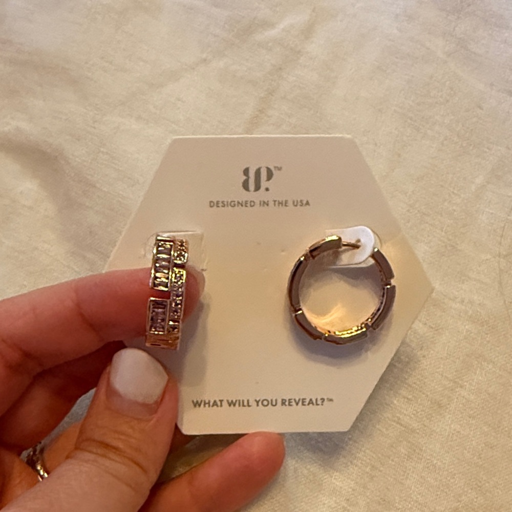 Elegant Rose Gold Hoop Earrings